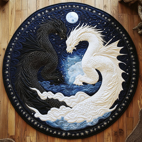 Celestial Dragon WU2203060CL Quilted Round Mat