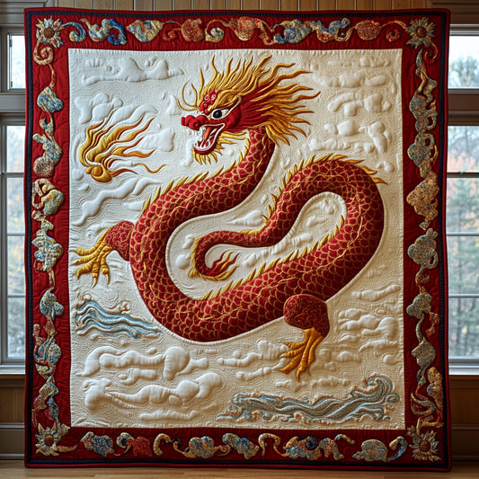 Celestial Red Dragon CP0808058CL Quilt