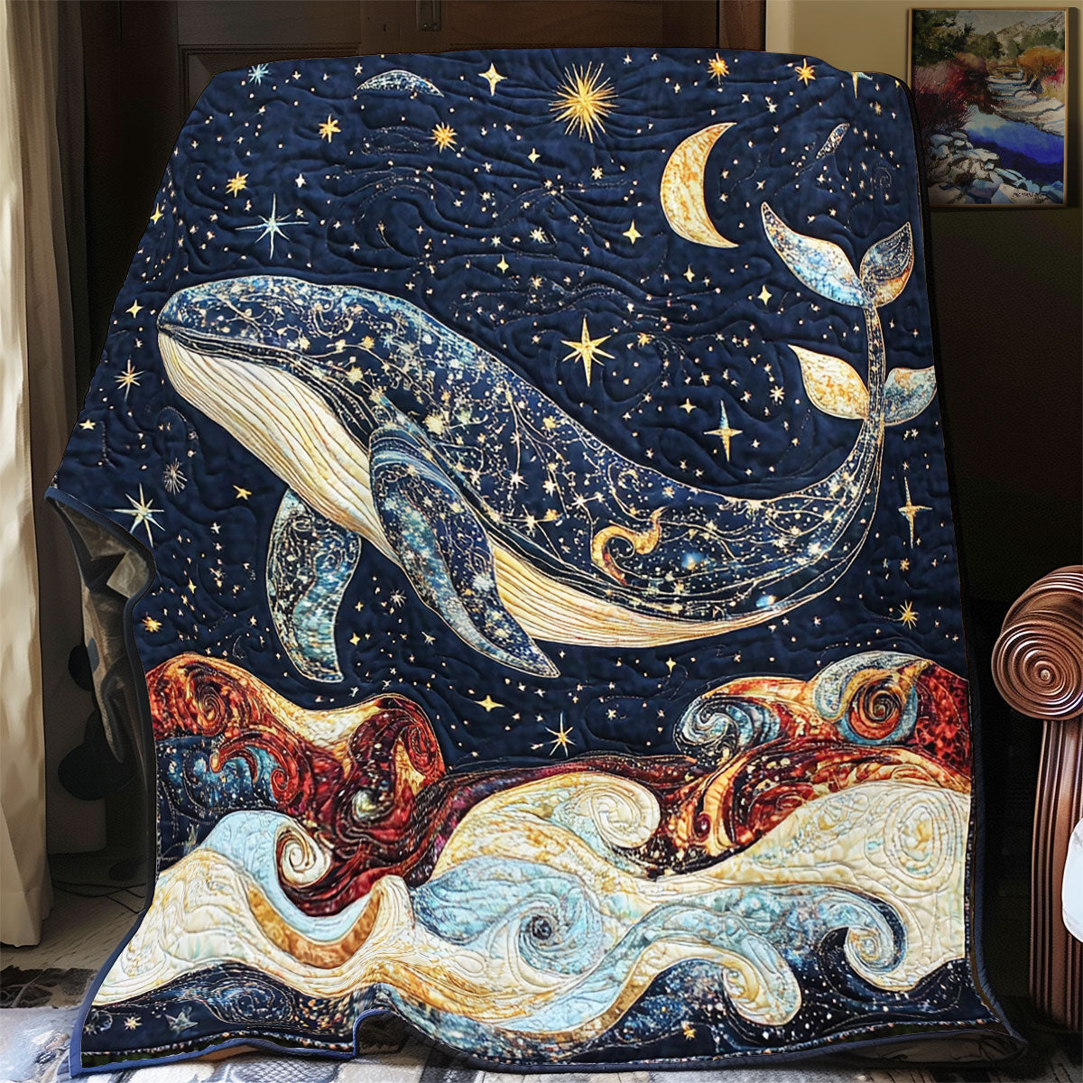 Celestial Whale Symphony YR2801031CL Quilt