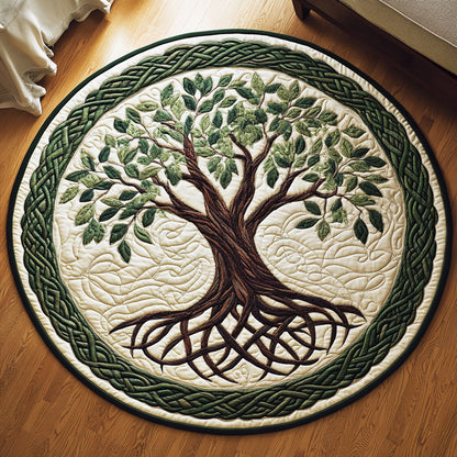 Celtic Tree Of Life WX2203103CL Quilted Round Mat