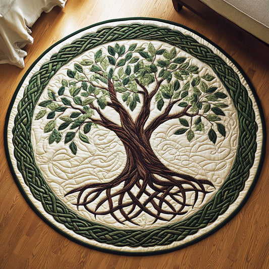 Celtic Tree Of Life WX2203103CL Quilted Round Mat