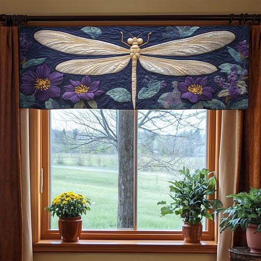 Dragonfly WX1305021CL Quilted Valance