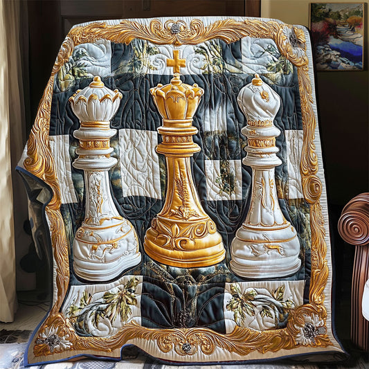 Royal Chess Pieces WY2201081CL Quilt