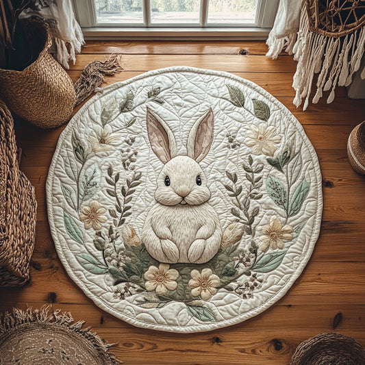 White Rabbit WY1906069CL Quilted Round Mat