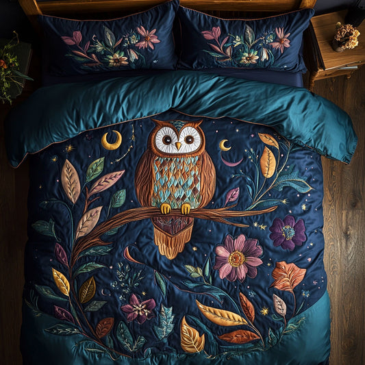 Midnight Owl CW3107038CL Duvet Cover Set