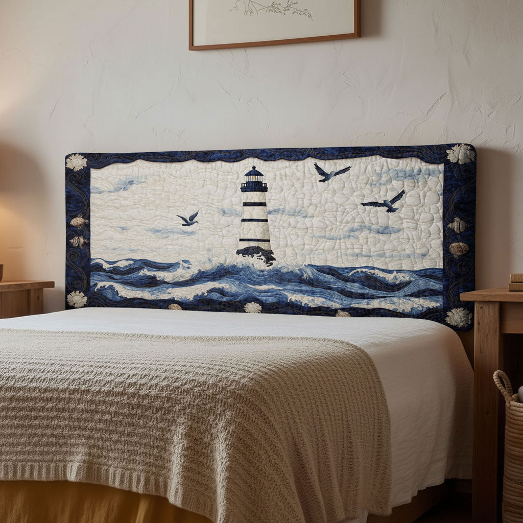 Lighthouse Ocean Spirit WN1112162CL Quilted Headboard Slipcover
