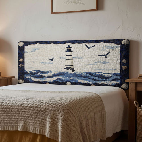 Lighthouse Ocean Spirit WN1112162CL Quilted Headboard Slipcover