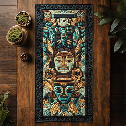 South American Culture CQ0505024CL Quilted Table Runner
