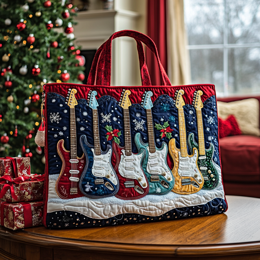 Rockin' Holiday LT2611023CL Quilted Tote Bag