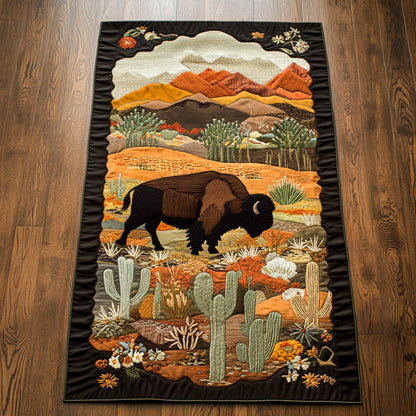 Native Bison WJ0505018CL Quilted Table Runner
