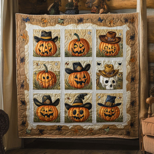 The Pumpkin Crew WY2008029CL Quilt