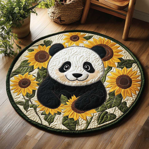 Panda Haven WN1903017CL Quilted Round Mat