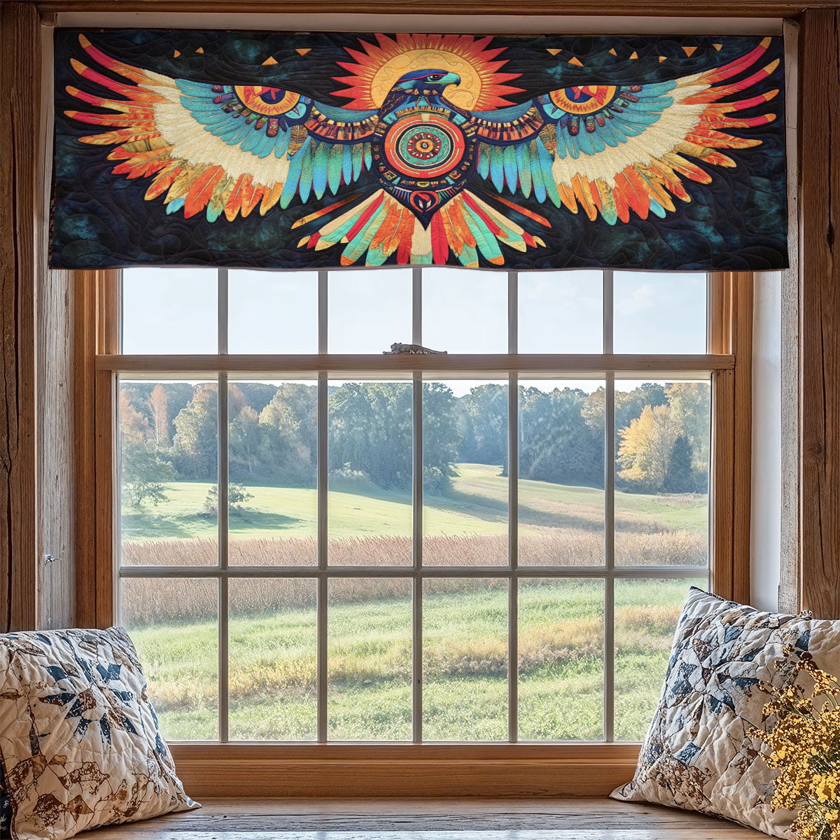Native American Eagle WX2205043CL Quilted Valance