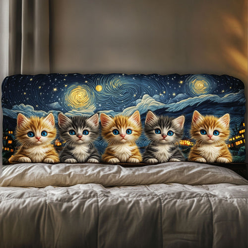 Blue Eye Cat WN2412003CL Quilted Headboard Slipcover
