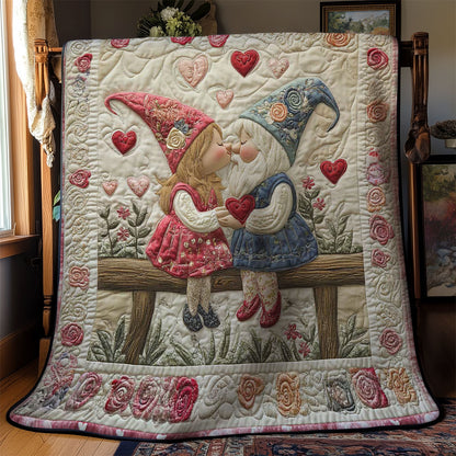 Kissing Gnomes Valentine WN2512044CL Quilt