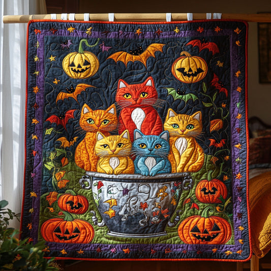 Cauldron Cats WY2008001CL Quilt