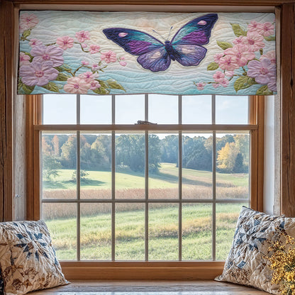 Butterfly Blooming WX2205005CL Quilted Valance