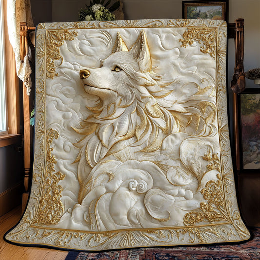 Fierce White Wolf WJ3112015CL Quilt