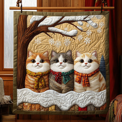 Winter Cats KL2411013CL Quilt