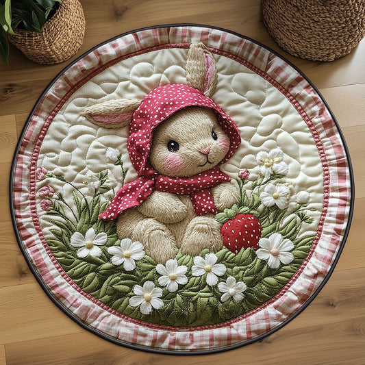 Honey Bunny WN1807061CL Quilted Round Mat