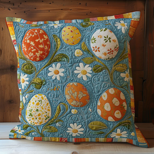 Easter Egg In Garden WY2401006CL Quilt Pillow Case