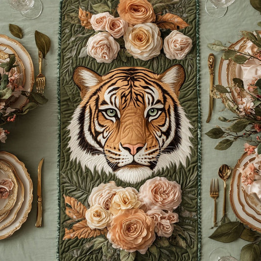 Rose Tiger WY0506038CL Quilted Table Runner