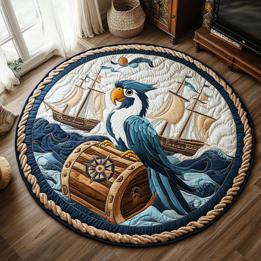 Parrot Voyage CW2609046CL Quilted Round Mat