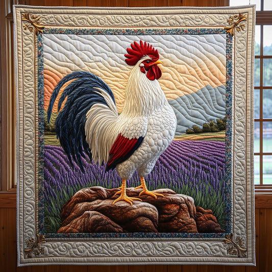 Charming Rooster CP0808060CL Quilt