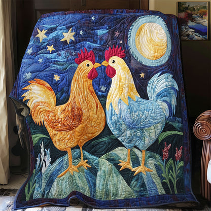 Chicken Night WX1703011CL Quilt