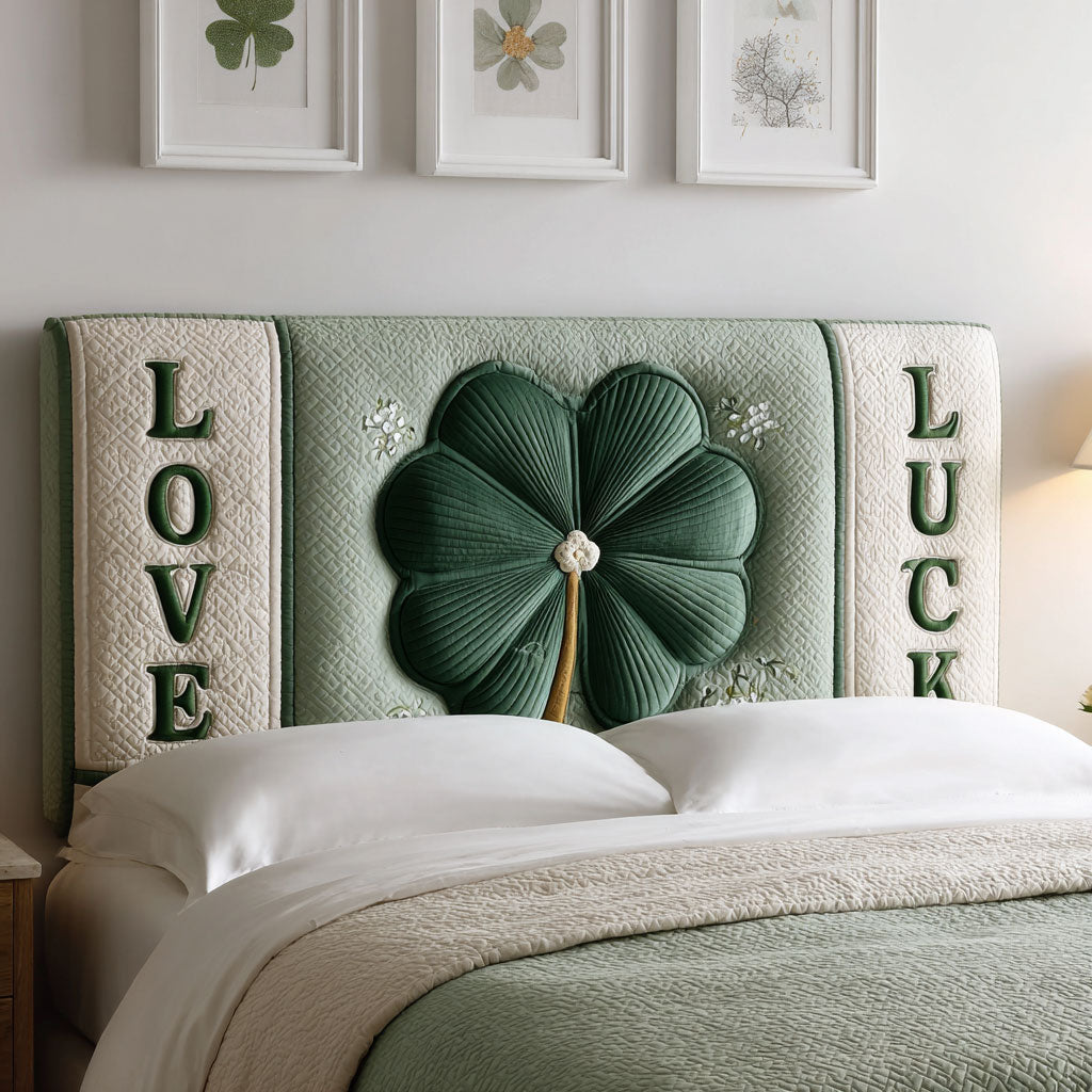 Clover Love Luck WJ0501023CL Quilted Headboard Slipcover