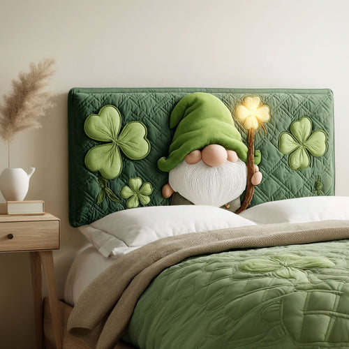 Clover Whisper Gnome WJ0501041CL Quilted Headboard Slipcover