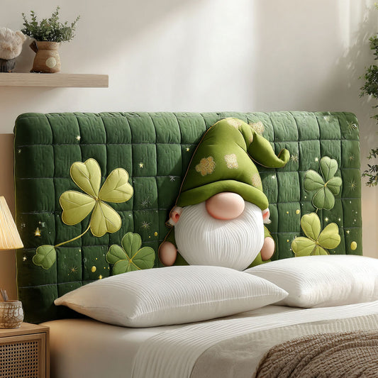 Cloverhug Gnome WJ3112002CL Quilted Headboard Slipcover