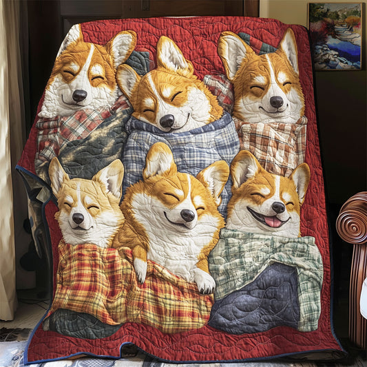 Corgi Cozy Dreams YR2901031CL Quilt