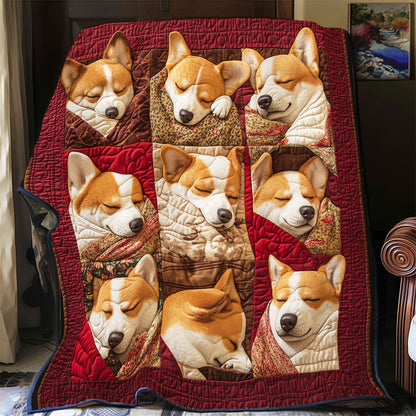 Corgi Cozy Patchwork YR2901021CL Quilt