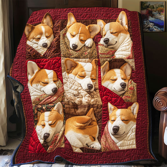 Corgi Cozy Patchwork YR2901021CL Quilt