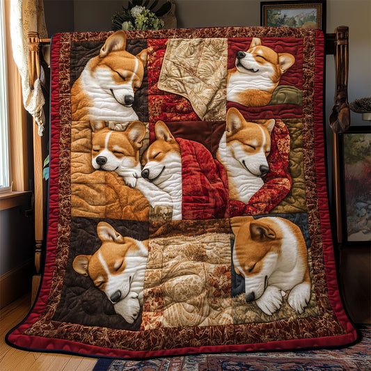 Corgi Dreams YR0702007CL Quilt