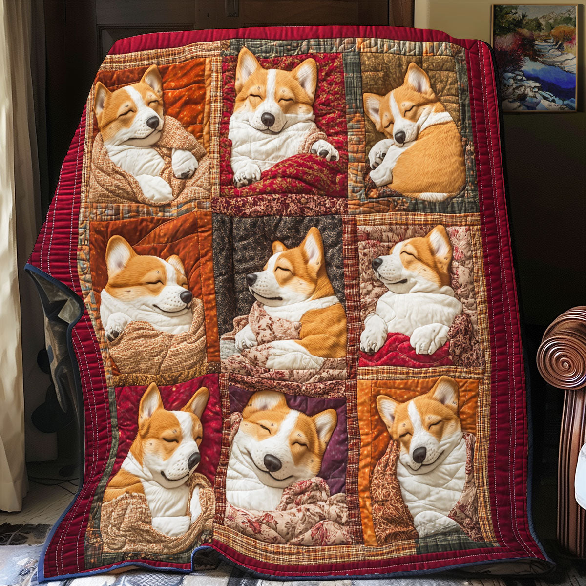 Corgi Snuggle YR3001003CL Quilt
