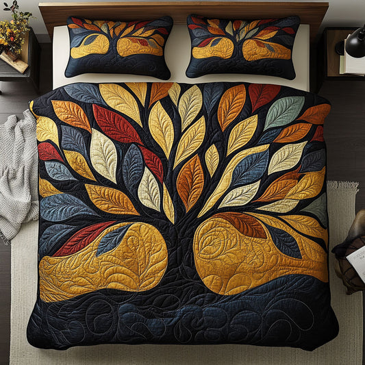 Cosmic Autumn Tree WY0708046CL Duvet Cover Set
