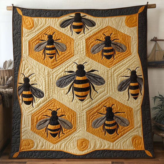 Country Hive Bee WN1511017CL Quilt
