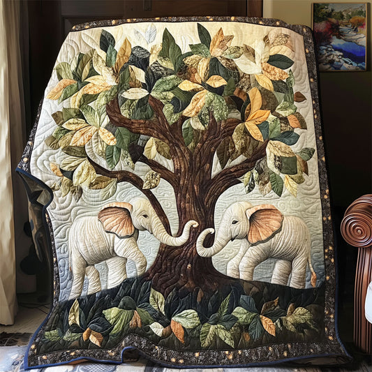 Couple Elephant WX2003007CL Quilt