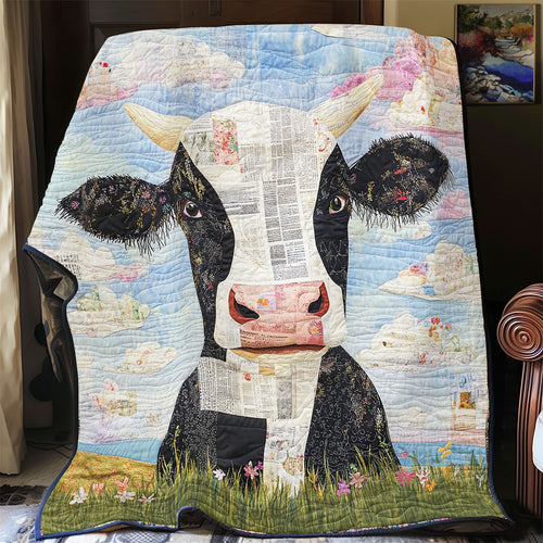 Cow In The Field WU2612037CL Quilt
