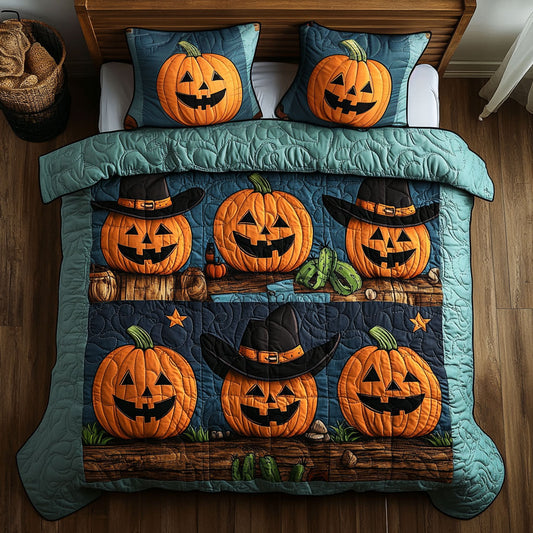 Cowboy Hat Pumpkin WY0708014CL Duvet Cover Set