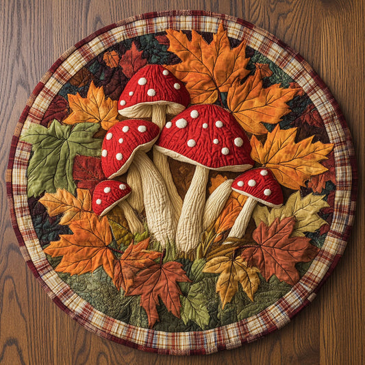 Cozy Anchor WX2403058CL Quilted Round Mat