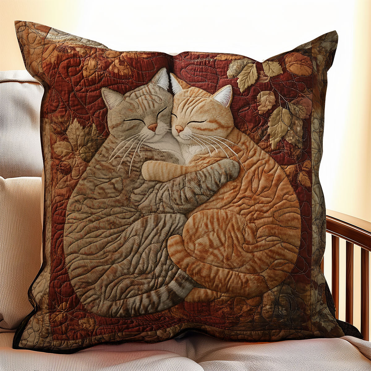 Cozy Cat WX0303113CL Quilt Pillow Case