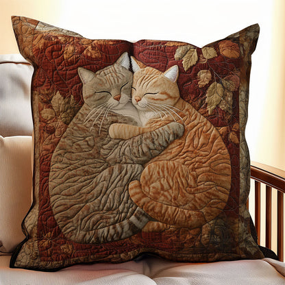 Cozy Cat WX0303113CL Quilt Pillow Case