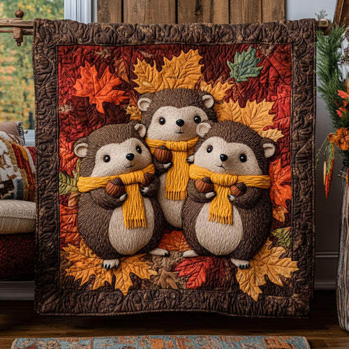 Cozy Hedgehog WY0808048CL Quilt