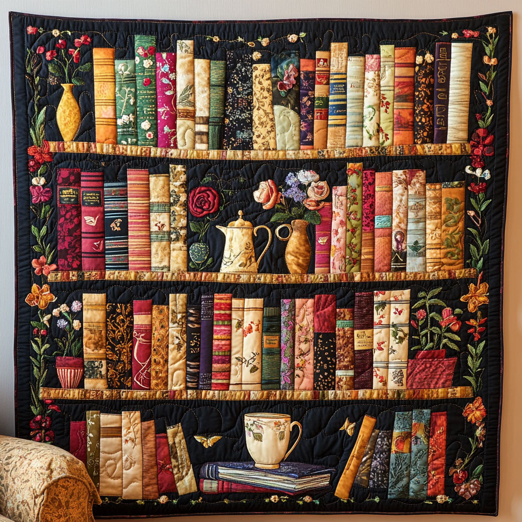 Cozy Library Retreat YR1002029CL Quilt