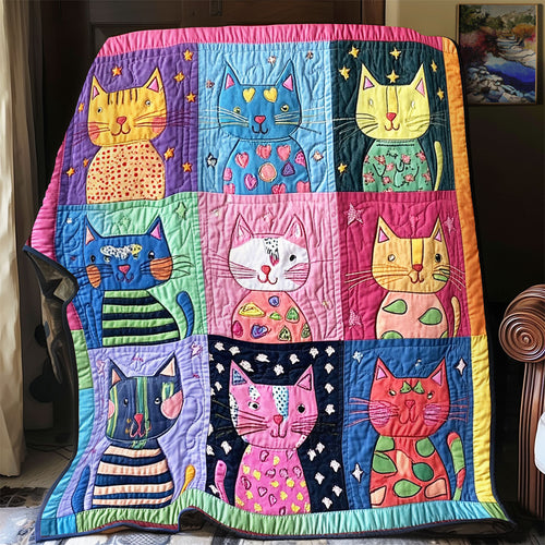 Cute Cat YR2801037CL Quilt