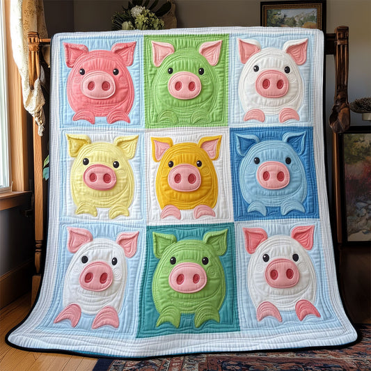 Cute Pig YR1802063CL Quilt