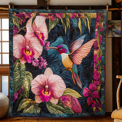Hummingbird Petal Nest WN1706059CL Quilt